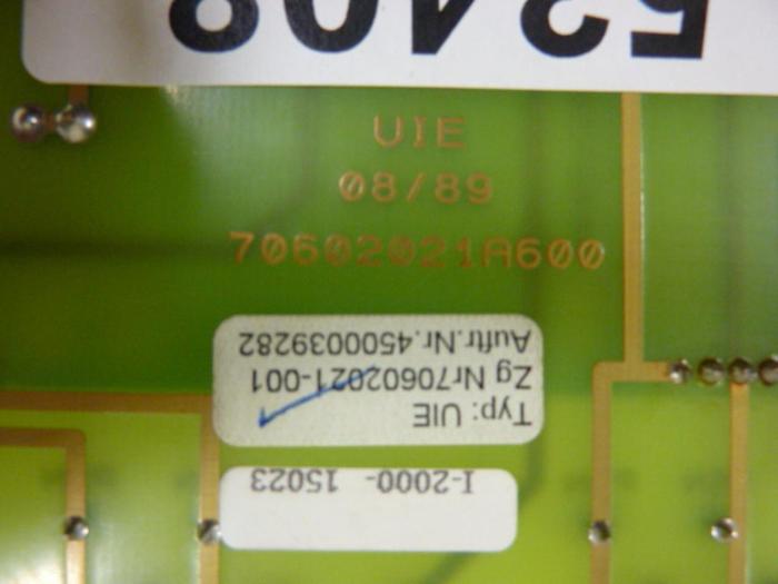 Used AEG Circuit Board 706021A600 #53408