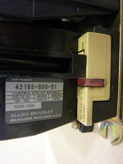 Used ALLEN BRADLEY Starter Size 1 509-BOD SER B W45 #47129