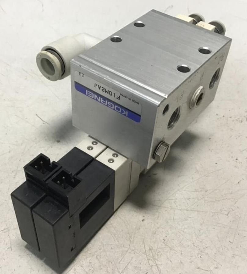 Used KOGANEI Manifold w/ Valve F10M2AJ USED