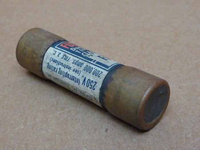 Used FUSETRON / BUSSMANN 1 Amp Fuse FRN-1 #33696