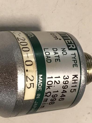 Used NAGANO Pressure Transmitter KH15-PT14-C-200-0.25 #126531