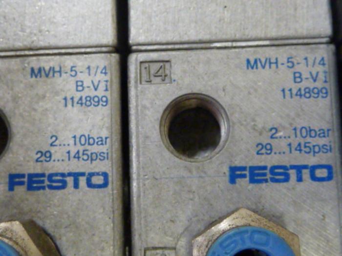 Used FESTO Control Block / Valve Terminal IFB8-02 #52843