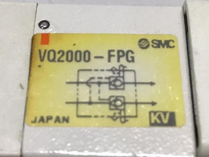 Used SMC Double Check Block Valve VQ2000-FPG #120586