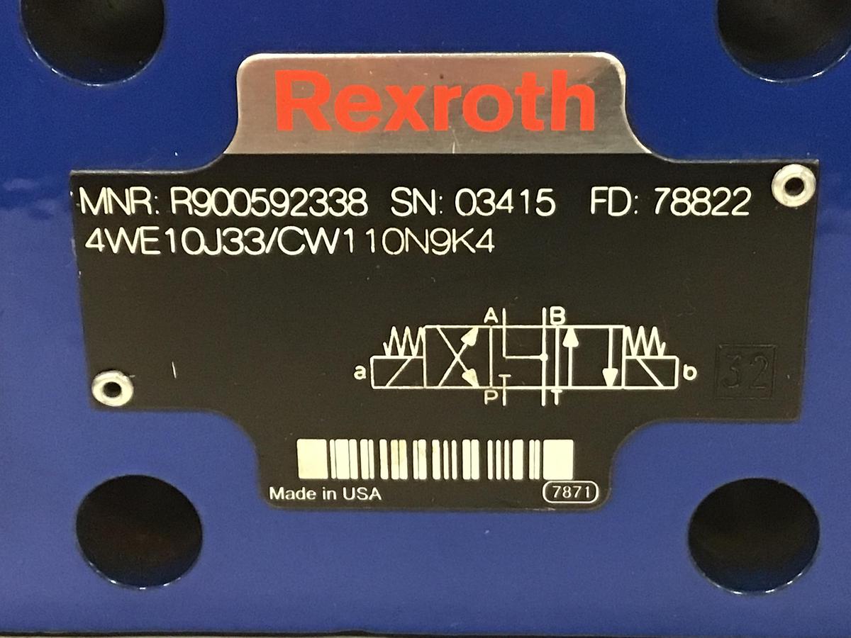 Used REXROTH 4WE10J33/CW110N9K4