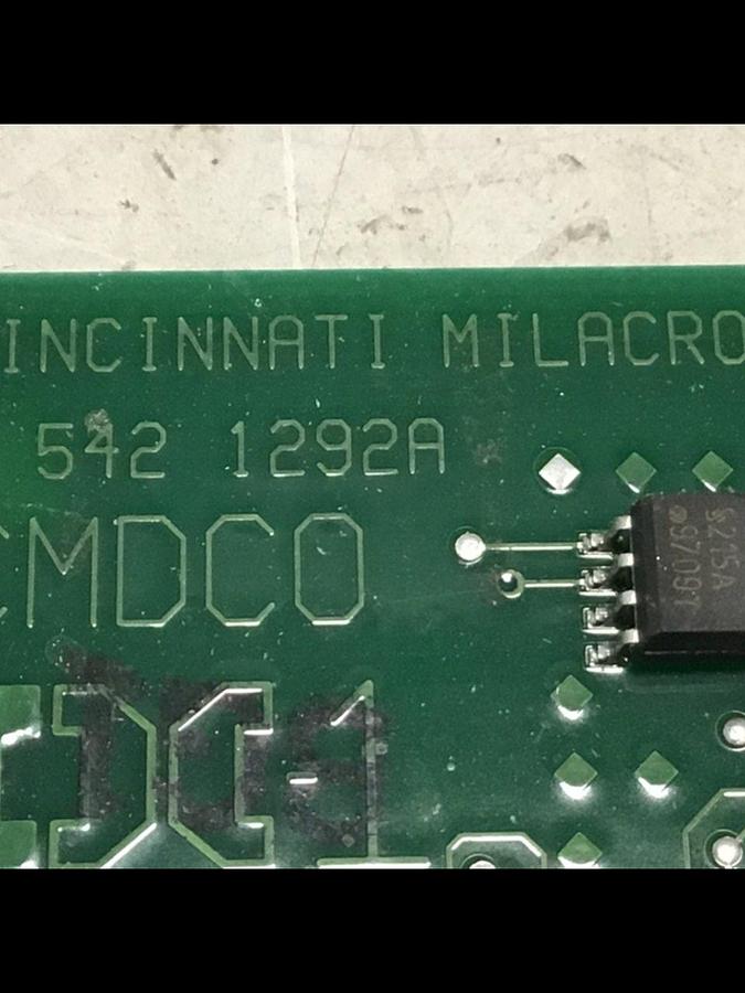 Used CINCINNATI MILACRON Circuit Board 3-542-1292A / BRACKET Used