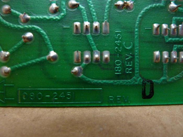 Used SCI Circuit Board 080-2451 REV D #81448