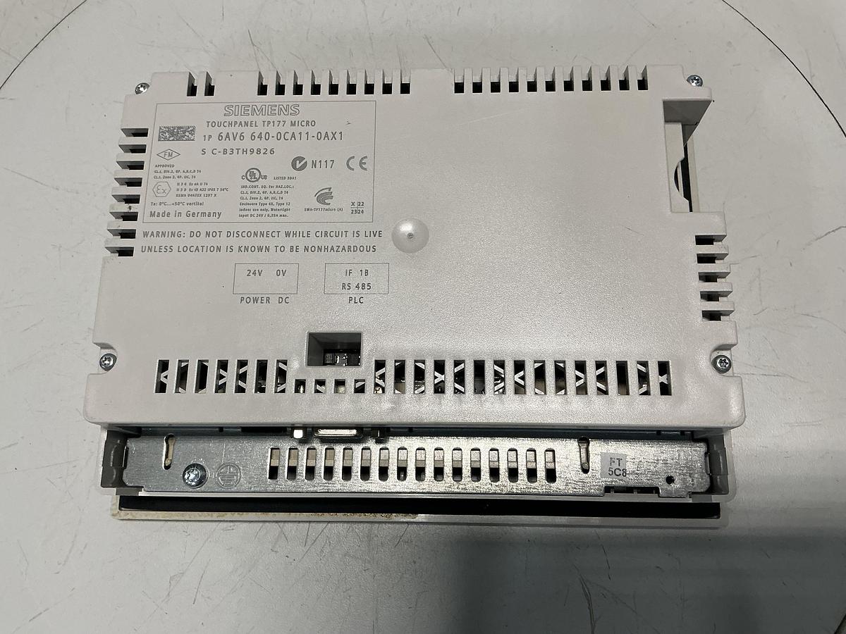 Used SIEMENS 6AV6 640-0CA11-0AX1
