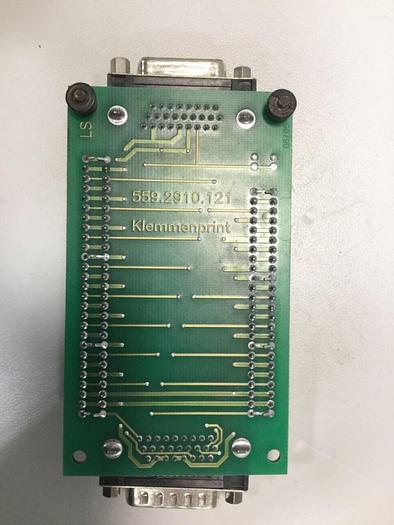 Used KLEMMENPRINT Circuit Board 559.2910.121 #101461