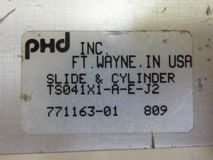 Used PHD INC Pneumatic Linear Slide TS041X1-A-E-J2 #56412
