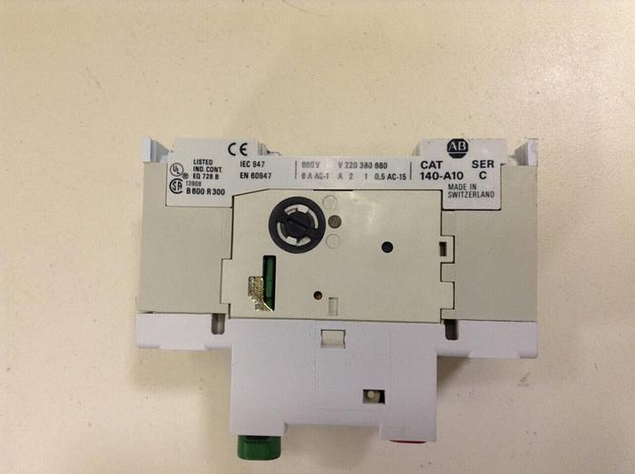 Used ALLEN BRADLEY Manual Motor Starter 140-MN-0250 SER C #79586