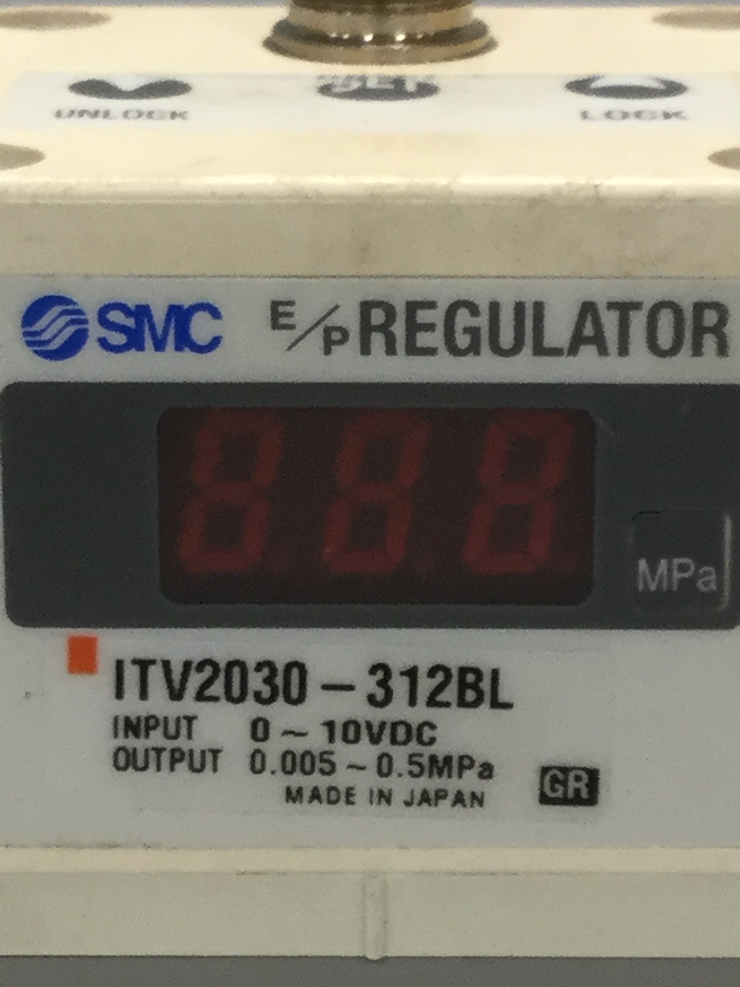Used SMC Regulator ITV2030-312BL Used