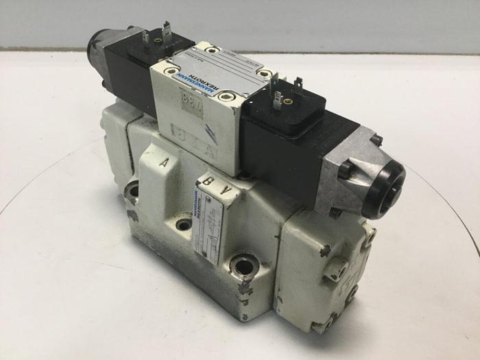 Used REXROTH Valve 4WE6J53/AG24NZ4 MANIFOLD #105737