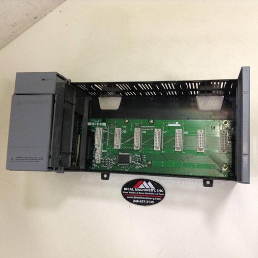 Used ALLEN BRADLEY Power Supply & Slot Rack 1746-P1 SER A / 1746-A7 SER A #74051