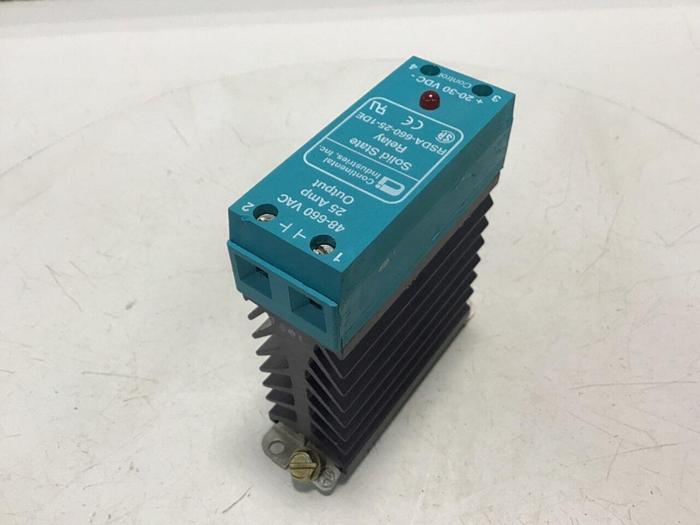 Used CONTINENTAL INDUSTRIES Solid State Relay RSDA-660-25-1DE #138137