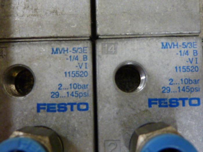 Used FESTO Control Block / Valve Terminal IFB8-02 #52817