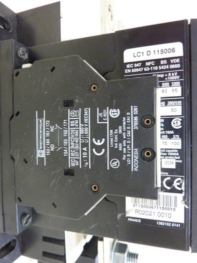 Used TELEMECANIQUE Contactor LC1D115006 #43692