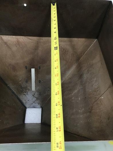 Used METAL FABRICATOR Hopper 9X9HOP #120298