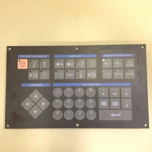 Used BSK Toyo Membrane & Keypad w/ Interface Board P199041 Used