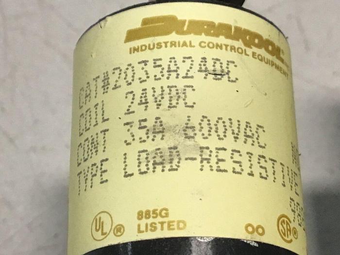 Used DURAKOOL Contactor Relay 2035A24DC Used