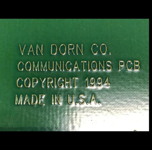 Used VAN DORN Communication Board PC330-081 330-081 Used