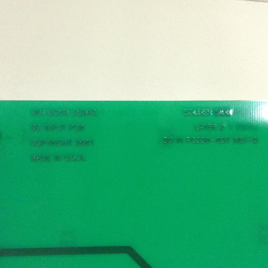 Used VAN DORN DC Input Board 330037 PC330-037 Used