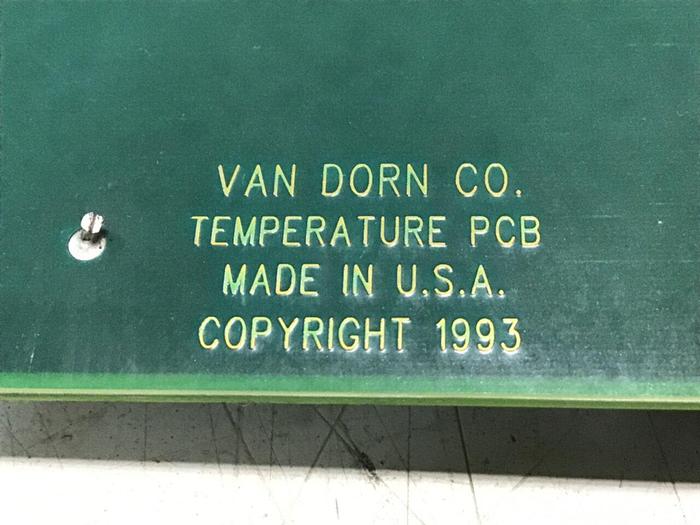 Used VAN DORN Temperature Circuit Board PC330-021 330-021 Used