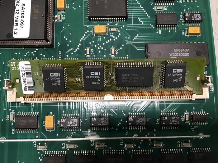 Used VAN DORN Operator Interface Board 330129 PC330-129 330-129 Used