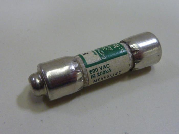Used TRON / BUSSMANN 8 Amp Fuse FNQ-R-8 #62368
