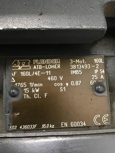 Used ATB MOTORS 20 HP Motor AF 160L/4E-11 Used
