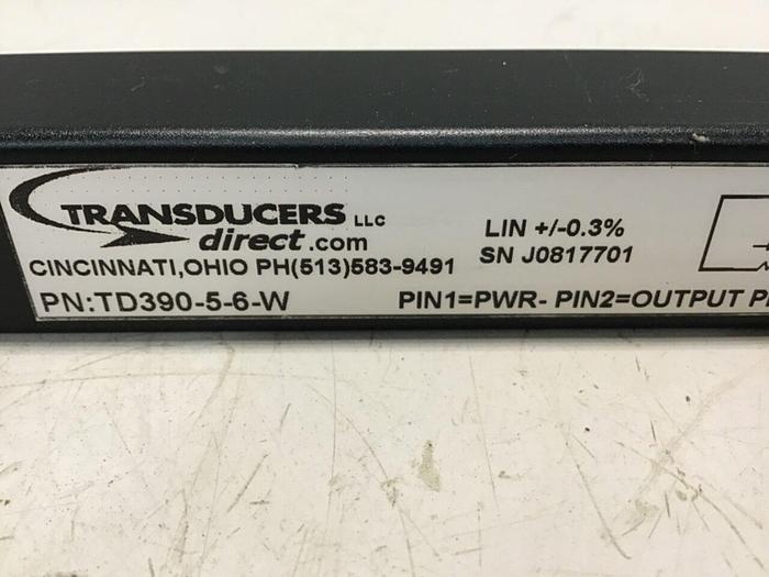 Used TRANSDUCERS DIRECT Linear Transducer TD390-5-6-W #131056