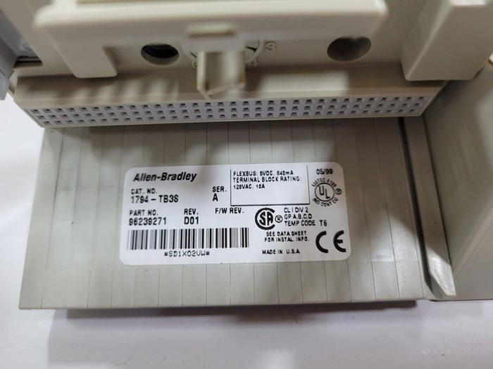 Used ALLEN BRADLEY Input Module 1794-IB16 SER A #129360