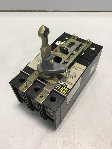 Used SQUARE D 225 Amp Circuit Breaker KAL36225J #141311