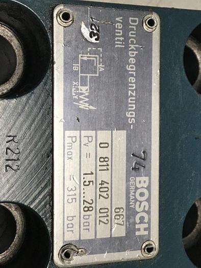 Used BOSCH Valve 0 811 402 012 #136707