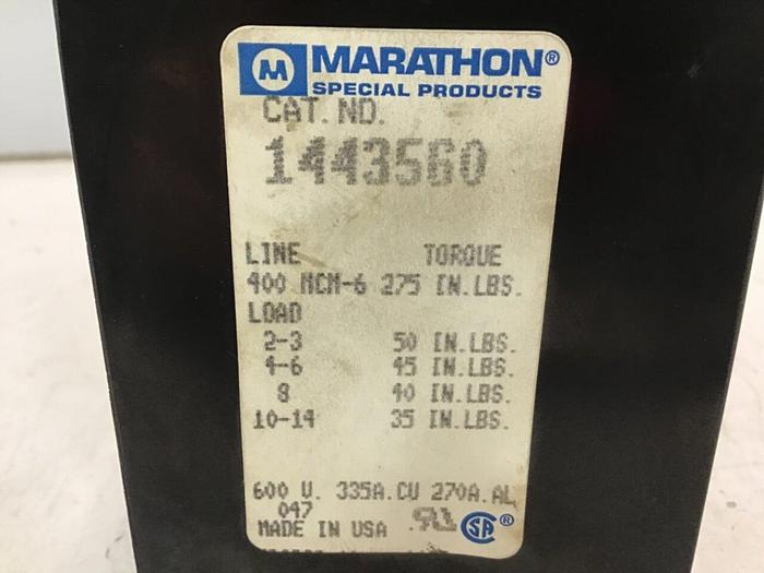 Used MARATHON Power Distribution Block 1443560 #132636
