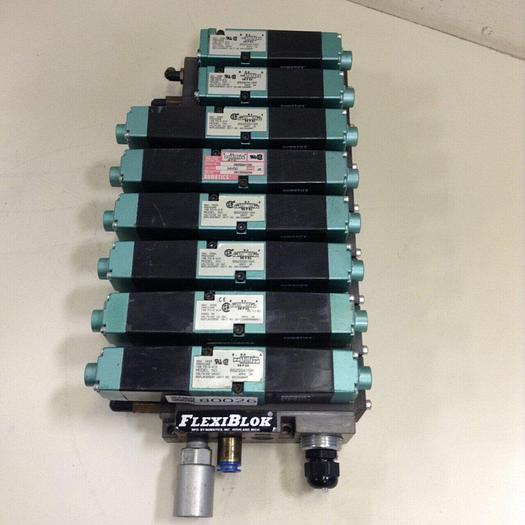 Used NUMATICS Control Block w/ Valves 082SS615M #80026
