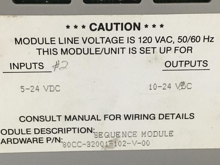 Used BARBER COLMAN 80CC-32001-102-V-00