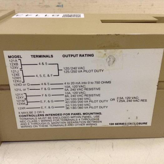 Used ECLIPSE Temperature Controller EMC 120 #81143