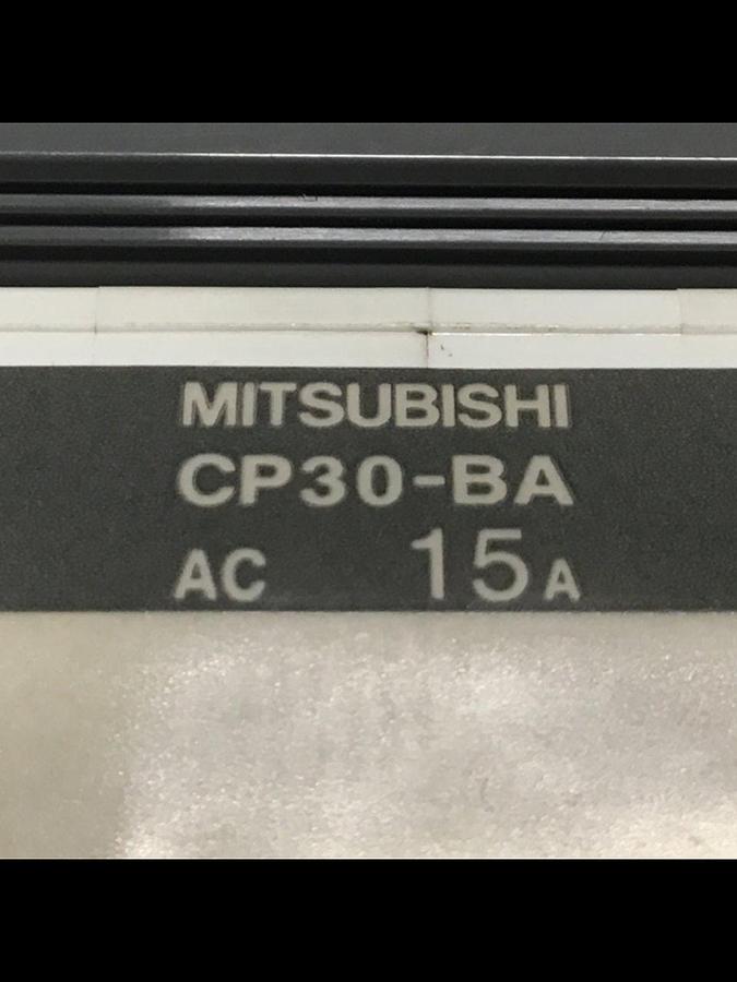 Used MITSUBISHI 15 Amp Circuit Protector CP30-BA-3P-15A Used