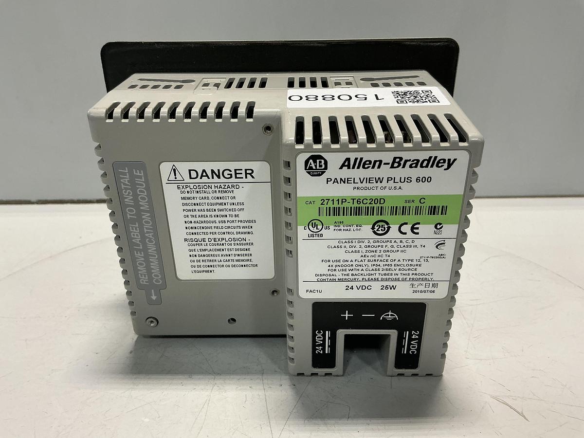 Used ALLEN BRADLEY 2711P-T6C20D