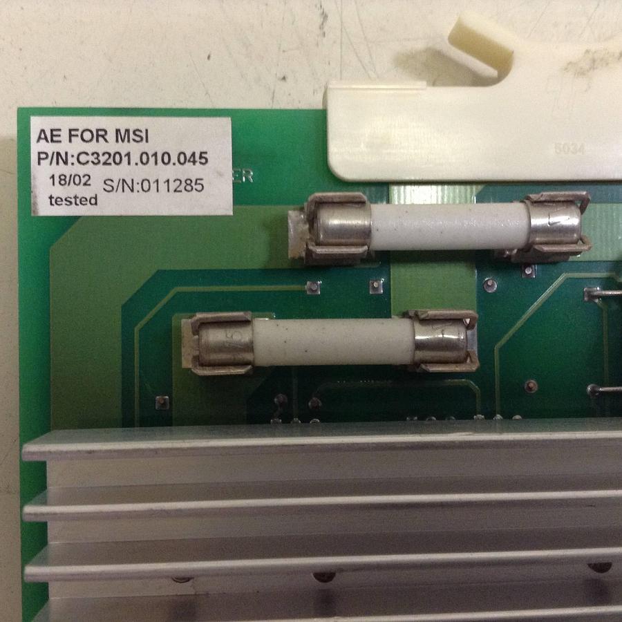 Used AMERICAN MSI Control Board C3201.010.045 Used 