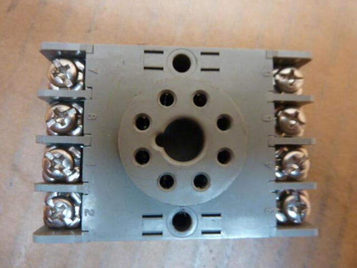 Used SCRAP / DNL / POTTER & BRUMFIELD Relay Socket 27E891 #22389