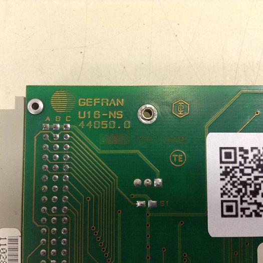 Used GEFRAN Circuit Board U16 NS #82255