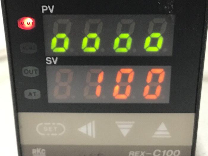 Used RKC Temperature Control REX-C100 FKA1-M.CN #127584