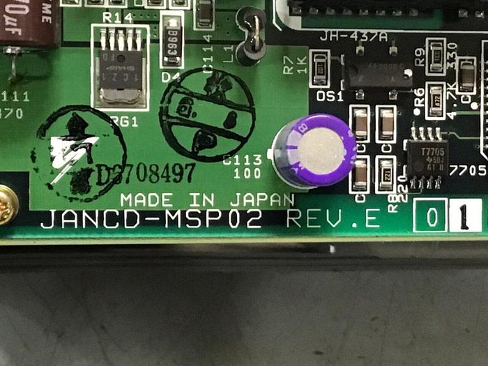 Used YASKAWA ELECTRIC Operator Panel JZNC-MPB02E #131259