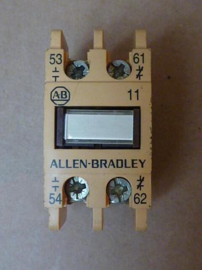 Used ALLEN BRADLEY Auxiliary Contact 195-FA11 SER A #79594