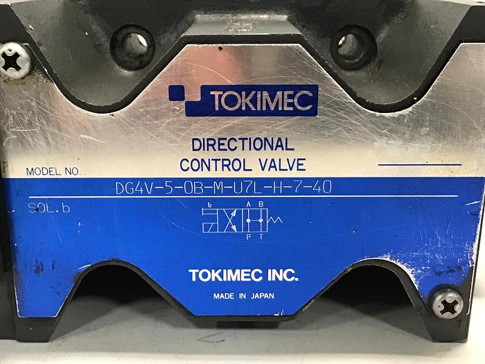 Used TOKIMEC Valve DG4V-5-0B-M-U7L-H-7-40 Used #145618