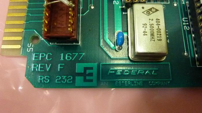 Used FEDERAL Circuit Board EPC 1677 #42555