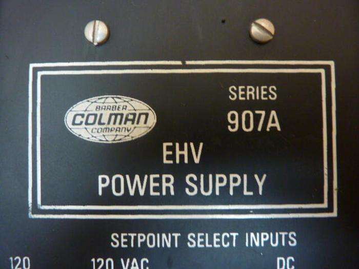 Used BARBER COLMAN Power Supply 907A #35415