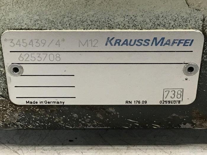 Used KRAUSS MAFFEI Block Valve 6253708 #126012