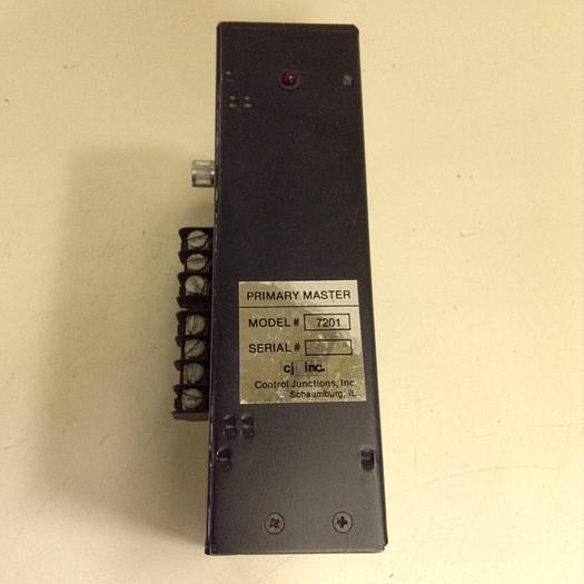 Used CONTROL JUNCTIONS INC Control Primary Master 7201 #78956